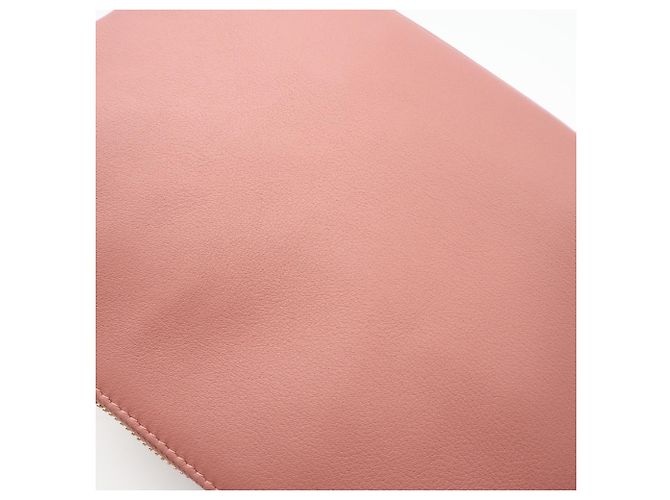 Clutch in pelle rosa Loewe - vista 3