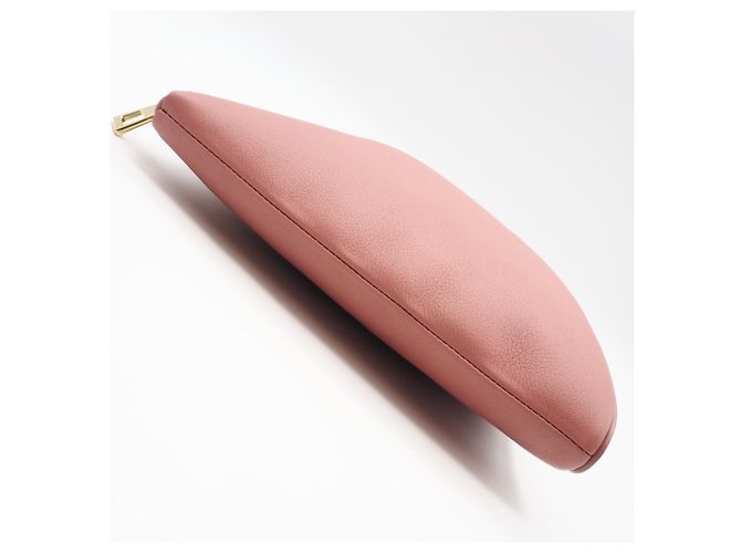 Clutch in pelle rosa Loewe - vista 4