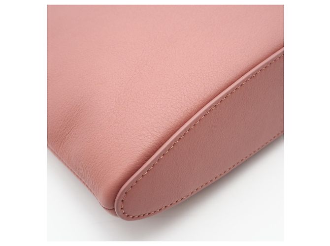 Clutch in pelle rosa Loewe - vista 8