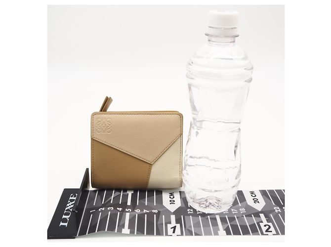 Portafoglio Compatto Loewe Puzzle Beige - vista 3