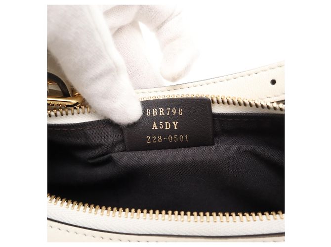 Borsa piccola Fendi Graphy Bianco - vista 15