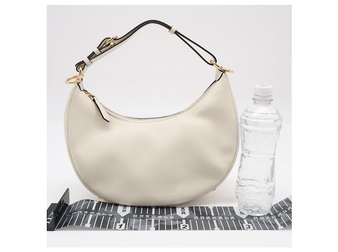 Borsa piccola Fendi Graphy Bianco - vista 3
