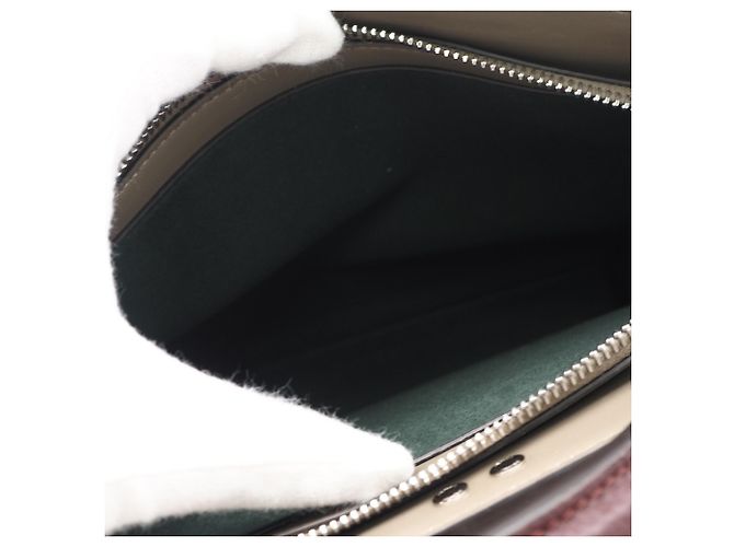 Borsa in pelle Fendi Peekaboo I.U. Small Bordò - vista 11