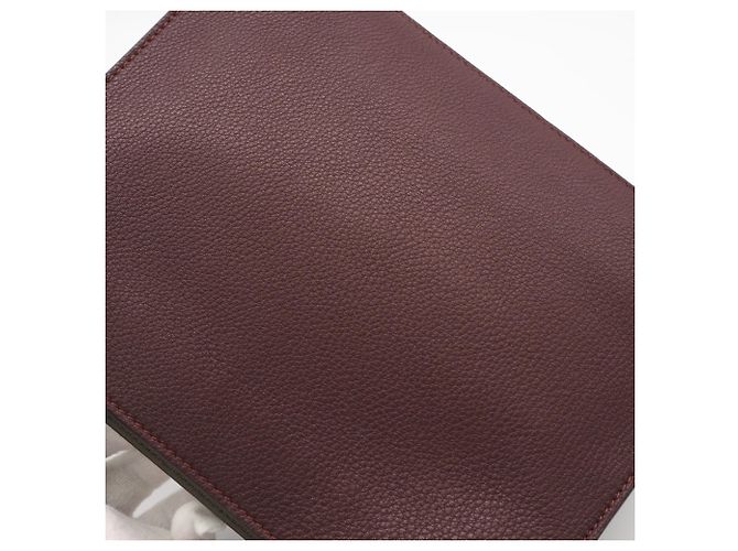 Borsa in pelle Fendi Peekaboo I.U. Small Bordò - vista 4