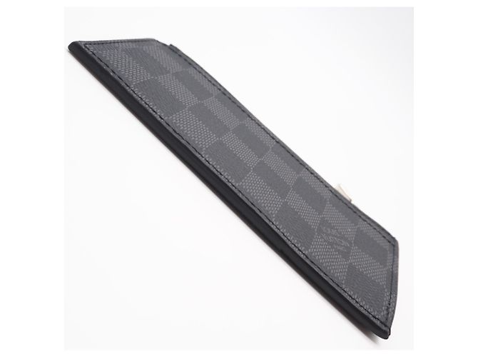 Tarjetero Damier Graphite Louis Vuitton Castaño Negro - vista 5