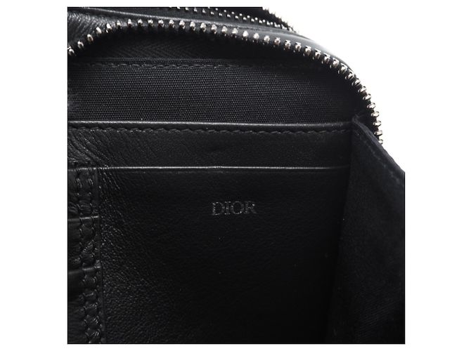 Pochette Messenger CD Diamond Christian Dior Marrone Nero - vista 14