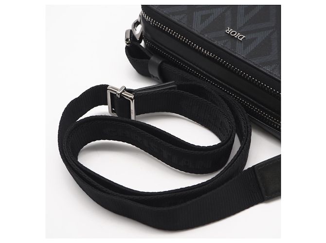 Pochette Messenger CD Diamond Christian Dior Marrone Nero - vista 9
