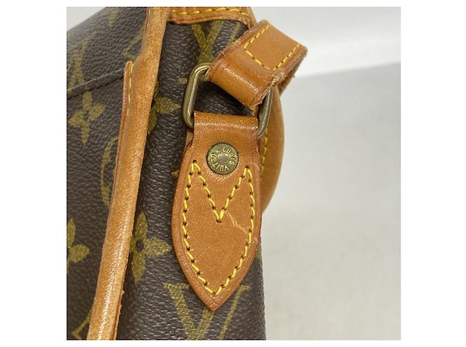 Borsa a tracolla Louis Vuitton Monogram Gibeciere PM Marrone - vista 10
