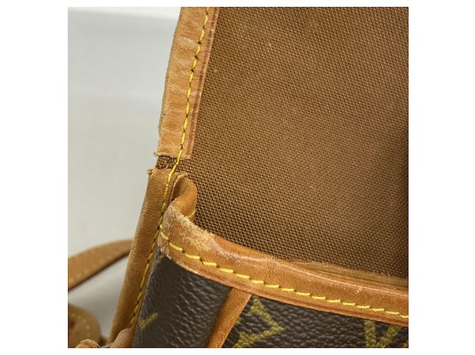Borsa a tracolla Louis Vuitton Monogram Gibeciere PM Marrone - vista 7