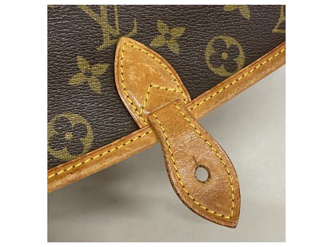 Borsa a tracolla Louis Vuitton Monogram Gibeciere PM Marrone - vista 9