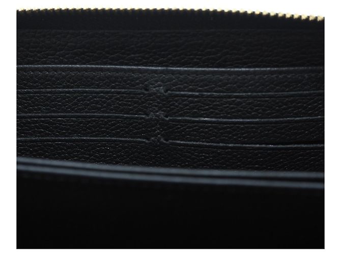 Louis Vuitton Monogram Empreinte Zippy Wallet Schwarz Beige - Ansicht 12