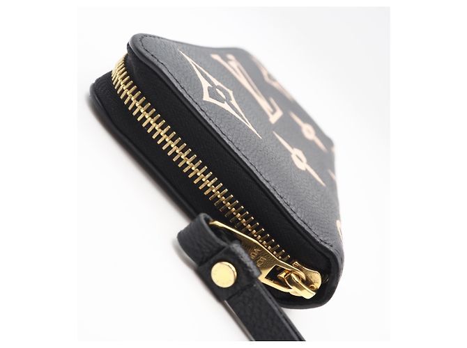 Louis Vuitton Monogram Empreinte Zippy Wallet Schwarz Beige - Ansicht 8