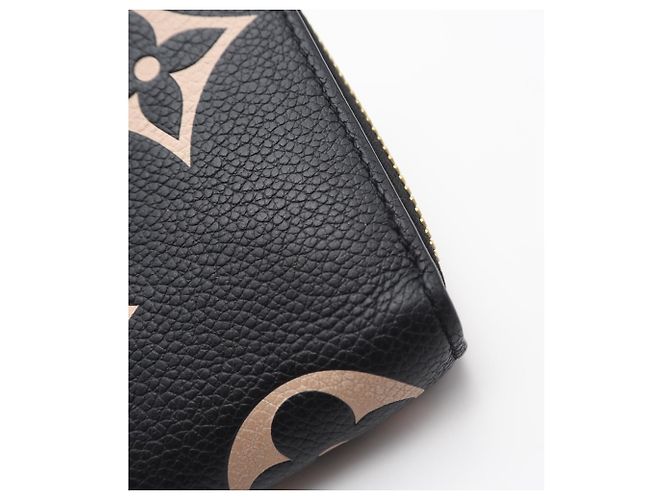 Louis Vuitton Monogram Empreinte Zippy Wallet Schwarz Beige - Ansicht 9