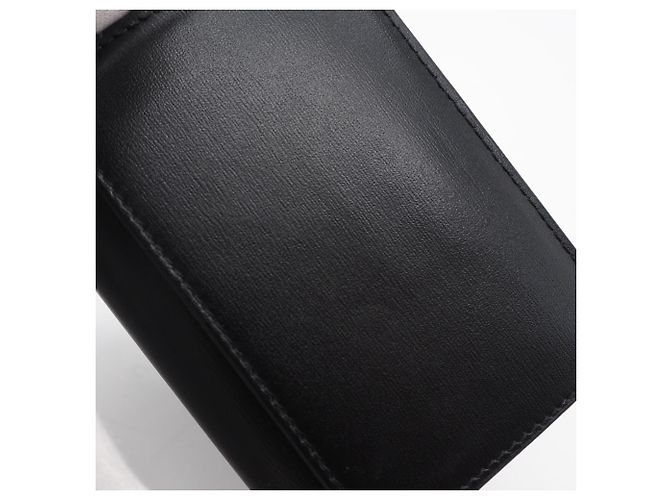 Céline Tarjetero Triomphe Flap Celine Negro - vista 3