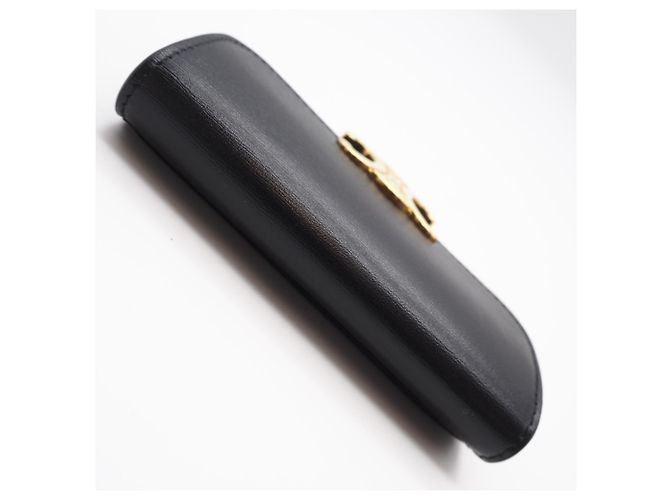 Céline Tarjetero Triomphe Flap Celine Negro - vista 5