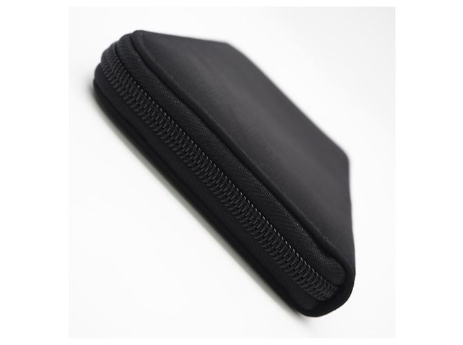 Cartera larga de nylon Saffiano negro de Prada - vista 9