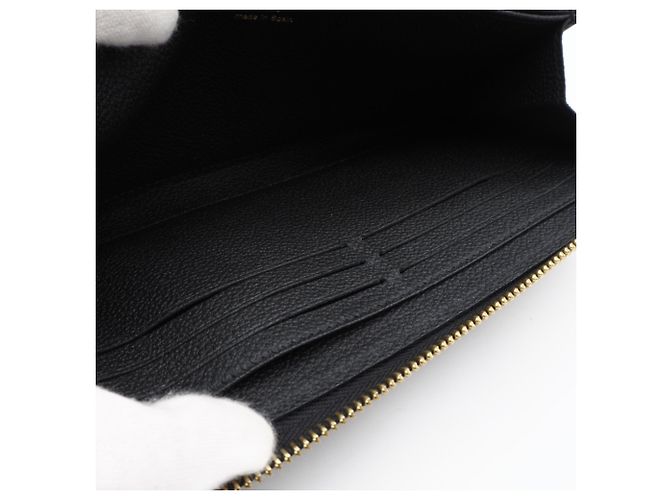 Louis Vuitton Monogram Empreinte Zippy Wallet Schwarz - Ansicht 11