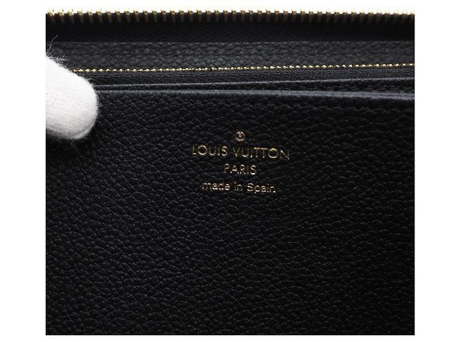 Louis Vuitton Monogram Empreinte Zippy Wallet Schwarz - Ansicht 12