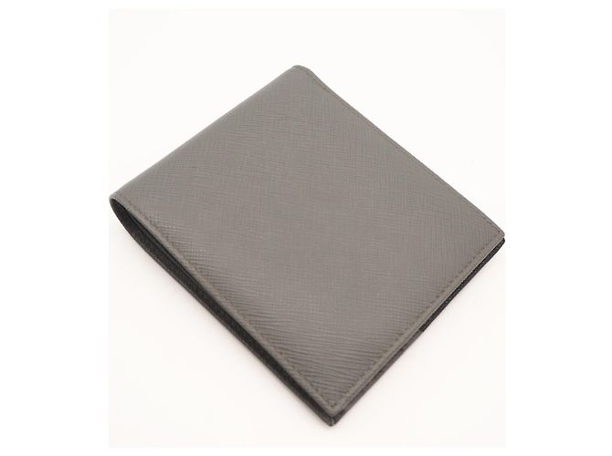 Prada Saffiano Bi-Fold Wallet Black - view 2
