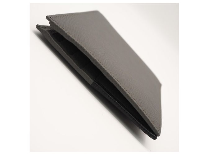 Prada Saffiano Bi-Fold Wallet Black - view 8