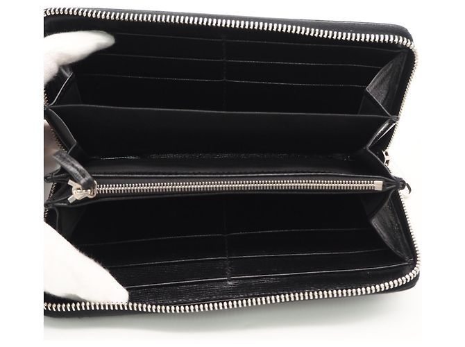 GUCCI GG Supreme Interlocking G Zip-Around Wallet Brown Black - view 10