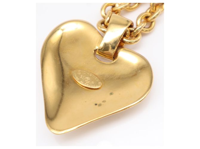 Collana Chanel Coco Mark Heart in Oro D'oro - vista 6