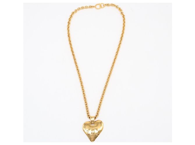 Collana Chanel Coco Mark Heart in Oro D'oro - vista 8