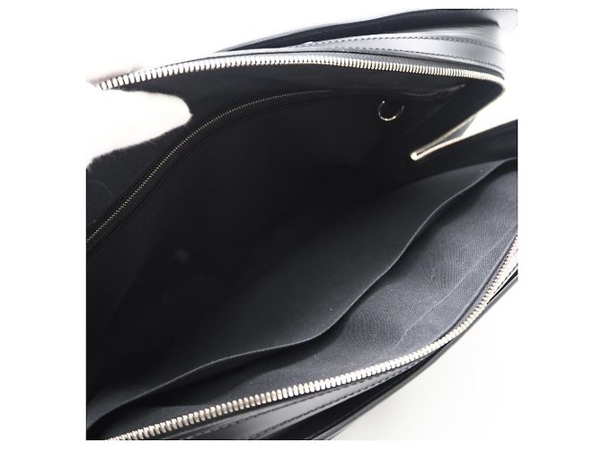 Borsa Business Louis Vuitton Epi Bassano MM Noir - vista 10