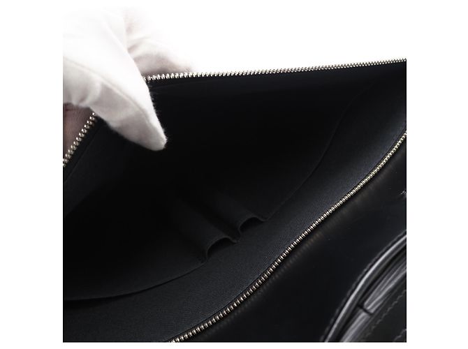 Borsa Business Louis Vuitton Epi Bassano MM Noir - vista 14