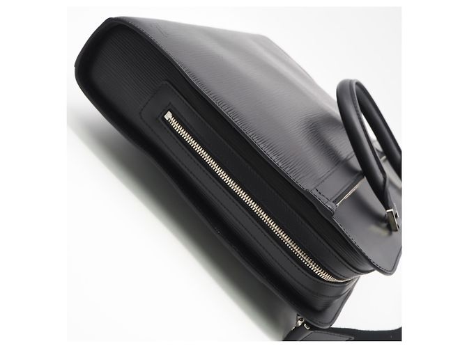 Borsa Business Louis Vuitton Epi Bassano MM Noir - vista 6