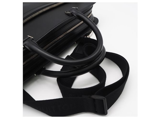 Borsa Business Louis Vuitton Epi Bassano MM Noir - vista 9