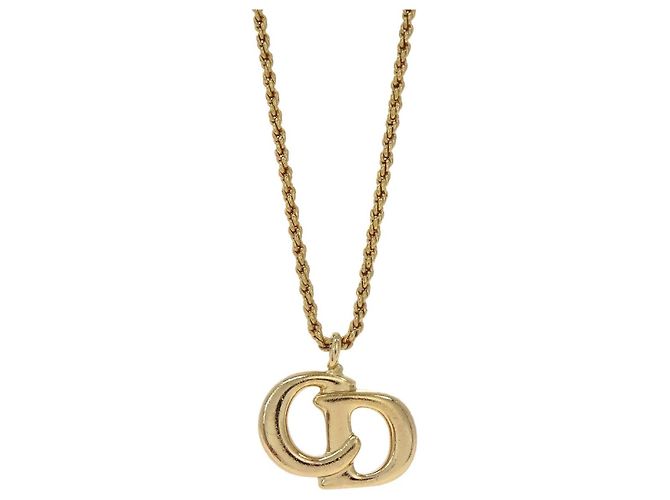 Pendente Christian Dior CD placcato oro D'oro - vista 2