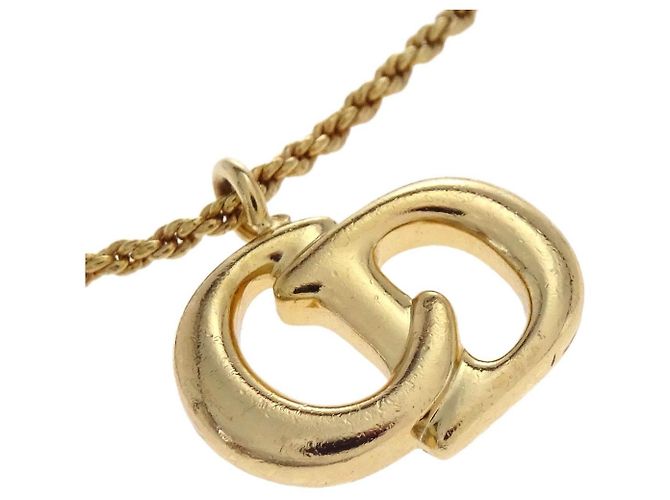 Pendente Christian Dior CD placcato oro D'oro - vista 3
