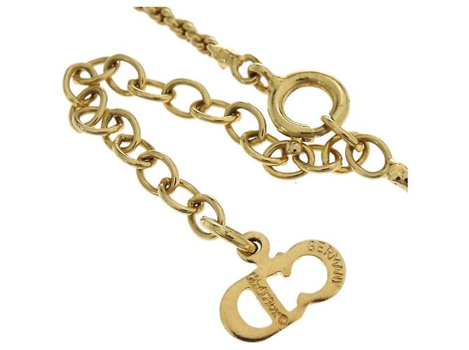 Pendente Christian Dior CD placcato oro D'oro - vista 5