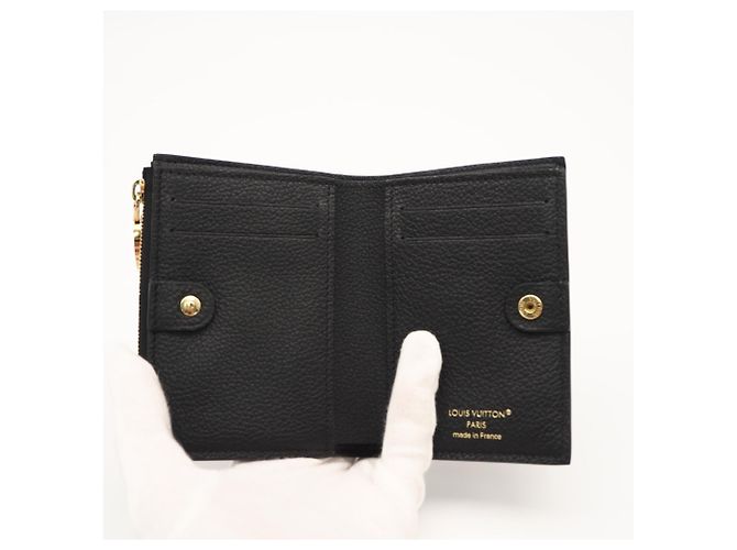 Louis Vuitton Monogram Empreinte Bi-fold Wallet Schwarz - Ansicht 9