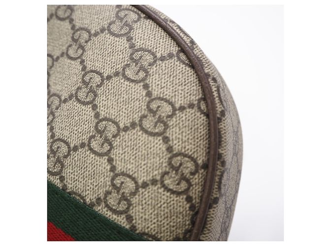 Piccola borsa a tracolla GUCCI Ophidia GG Supreme Rosso Beige Verde - vista 10