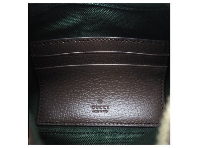Piccola borsa a tracolla GUCCI Ophidia GG Supreme Rosso Beige Verde - vista 12