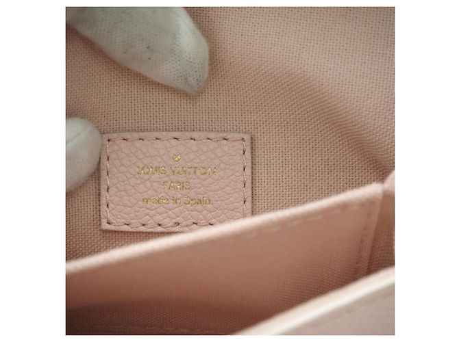 Borsa a tracolla Louis Vuitton Monogram Empreinte Micrometis Rosa - vista 15