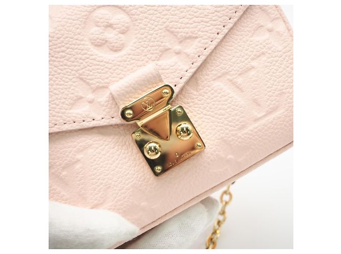 Borsa a tracolla Louis Vuitton Monogram Empreinte Micrometis Rosa - vista 5