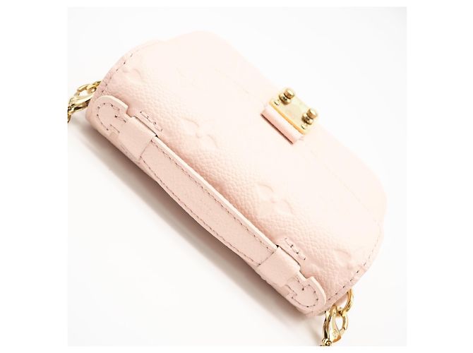 Borsa a tracolla Louis Vuitton Monogram Empreinte Micrometis Rosa - vista 7