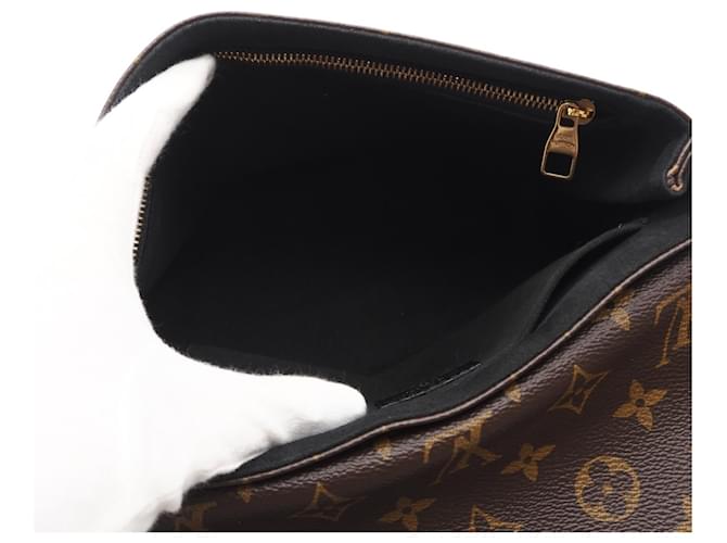 LOUIS VUITTON Monogram Sampla Seed Shoulder Bag Marrone Nero Beige - vista 10