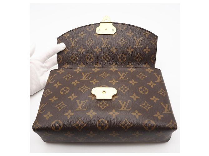 LOUIS VUITTON Monogram Sampla Seed Shoulder Bag Marrone Nero Beige - vista 9