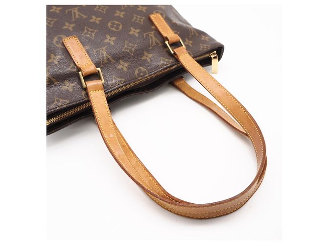 Borsa Cabas Piano Monogram Louis Vuitton Marrone - vista 8