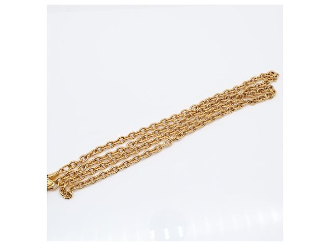 Collana Chanel Coco Mark Matelassé Gold D'oro - vista 4