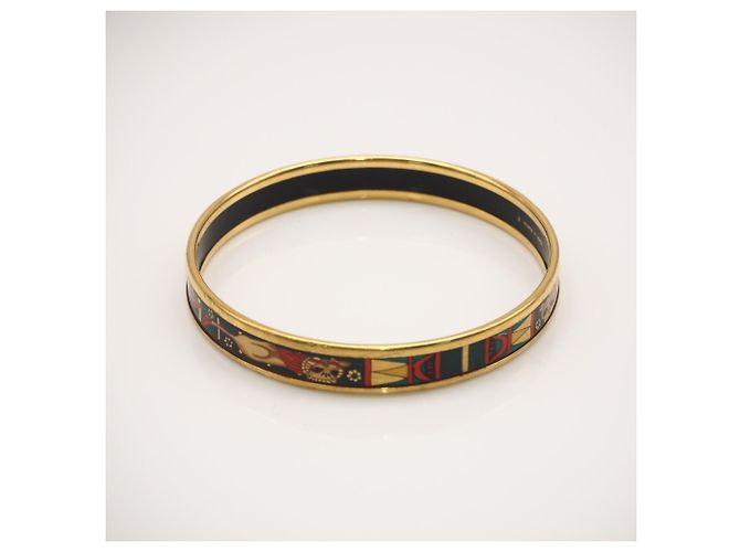 Hermès Bracciale HERMES Cloisonné Enamel PM GP Multicolore D'oro - vista 2