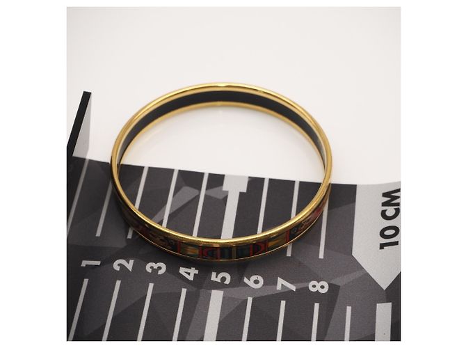 Hermès Bracciale HERMES Cloisonné Enamel PM GP Multicolore D'oro - vista 3