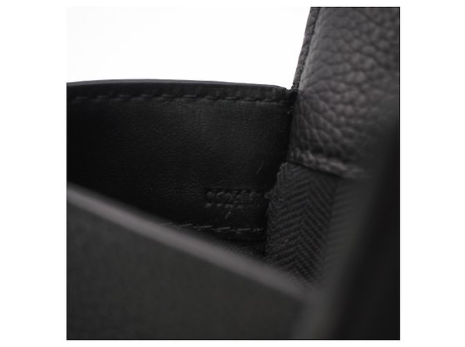 Borsa a tracolla verticale in pelle di vitello Soft Grain Loewe con tasca a T Nero - vista 15