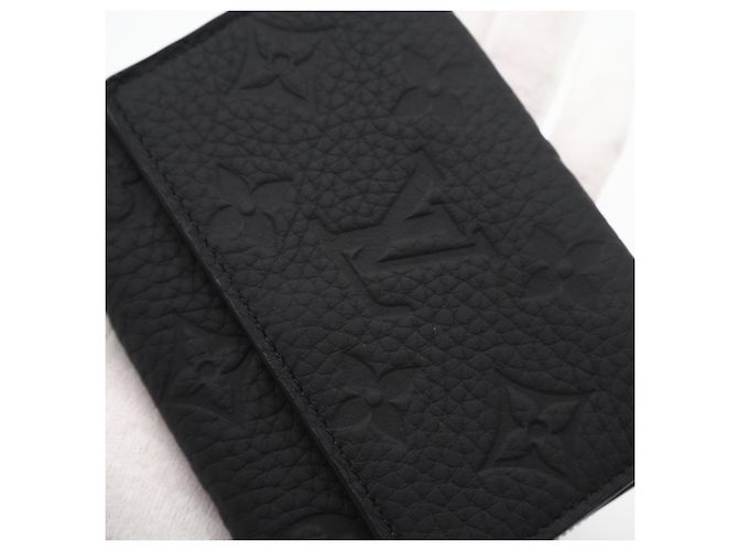 Louis Vuitton Taurillon Portefeuille Pilot Wallet Nero - vista 5