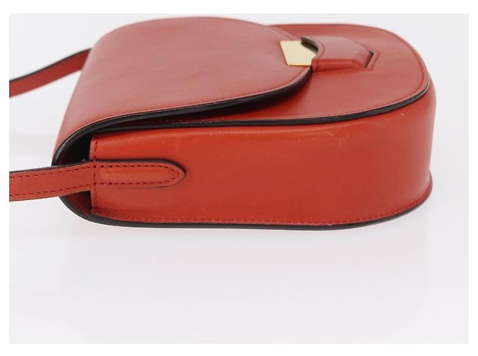 Céline Celine Trotteur Messenger in pelle di vitello Medium Arancione - vista 4