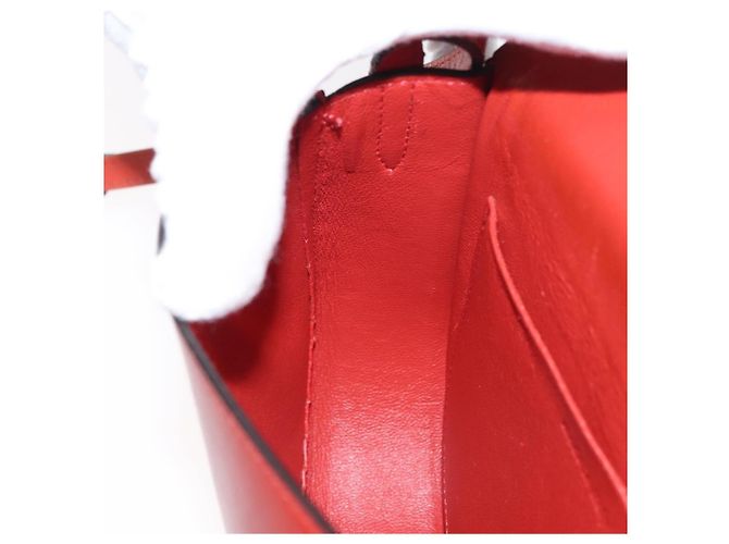 Céline Celine Trotteur Messenger in pelle di vitello Medium Arancione - vista 7